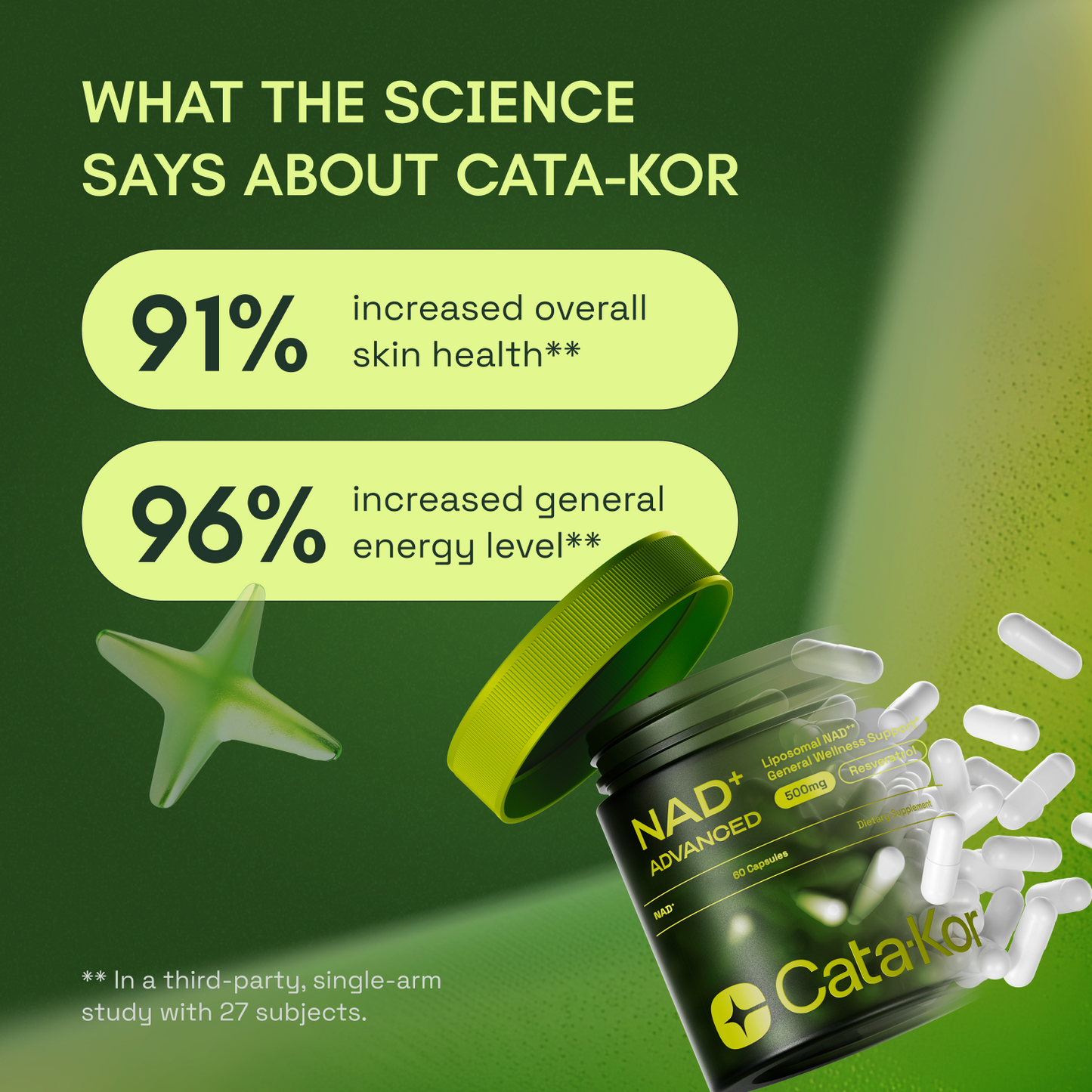 Cata-Kor NAD+ Advanced - NAD with Resveratrol