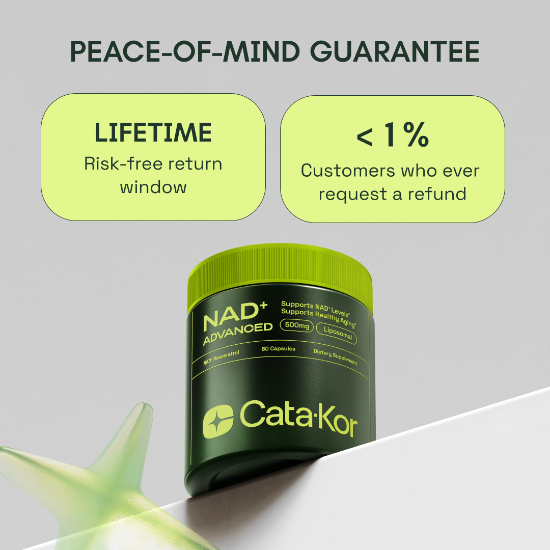 Cata-Kor NAD+ Advanced - NAD Supplement with Resveratrol