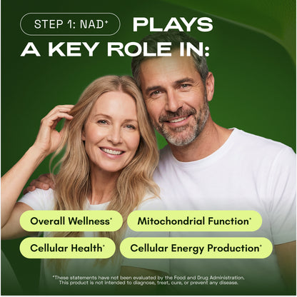 Cata-Kor Cellular Power Trio - NAD Advanced 500 mg, NMN 1000 mg, CA AKG 1000 mg - Resveratrol, TMG, MSM
