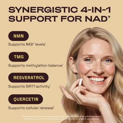 Cata-Kor NMN Longevity Support & Beauty Blend (CA AKG, Hyaluronic Acid & Biotin)