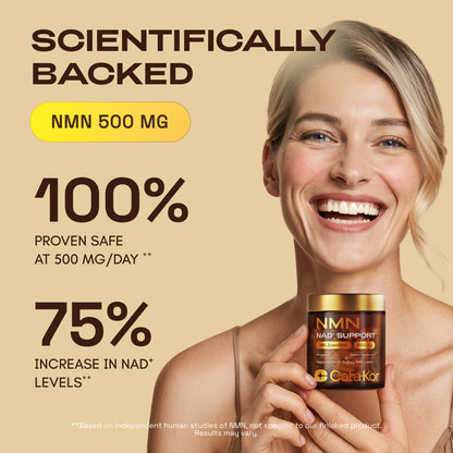 Cata-Kor NMN Supplement, Quercetin, TMG, Resveratrol – Supports Cellular Energy & NAD+ Levels