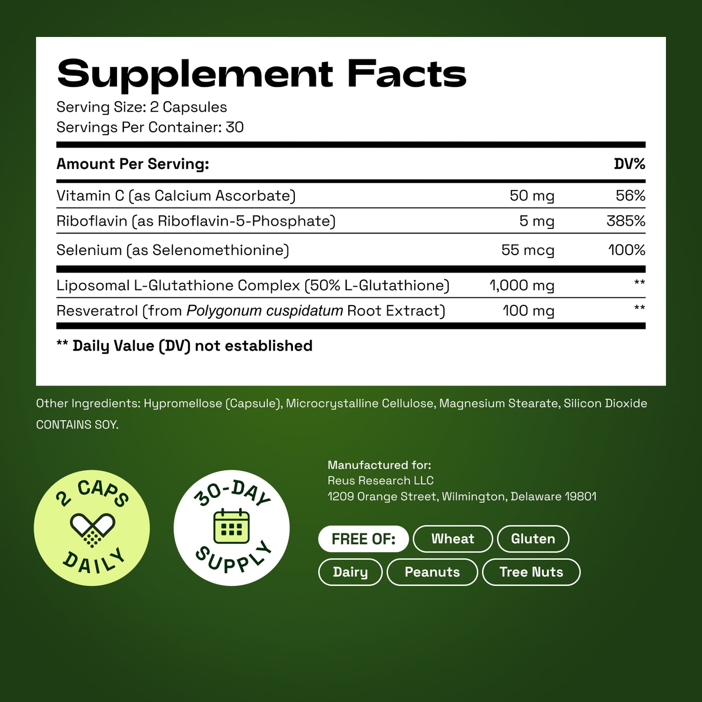Cata-Kor Ultimate Longevity - NMN 1000 mg, Liposomal Glutathione 500 mg, CA AKG, Biotin, Hyaluronic Acid, MSM, Vitamin C