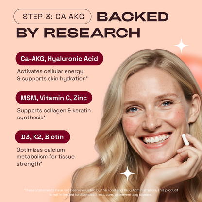 Cata-Kor Cellular Power Trio - NAD Advanced 500 mg, NMN 1000 mg, CA AKG 1000 mg - Resveratrol, TMG, MSM