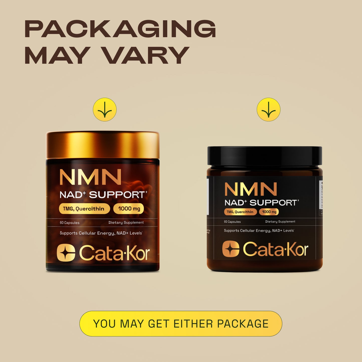 Cata-Kor NMN Supplement, Quercetin, TMG, Resveratrol – Supports Cellular Energy & NAD+ Levels