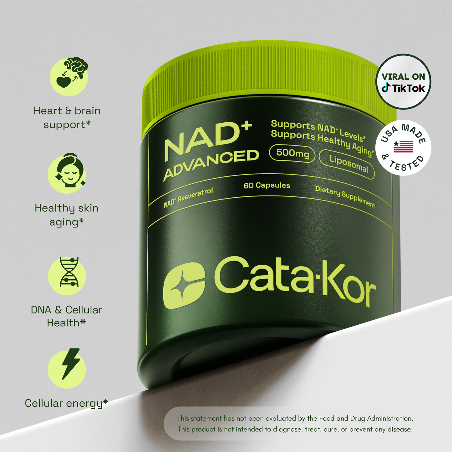 Cata-Kor NAD+ Advanced - NAD with Resveratrol