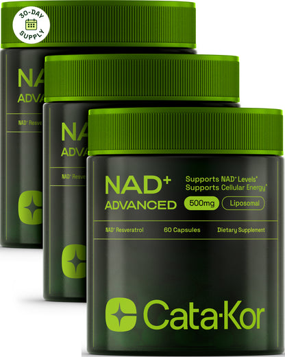 Cata-Kor NAD+ Advanced - NAD Supplement with Resveratrol