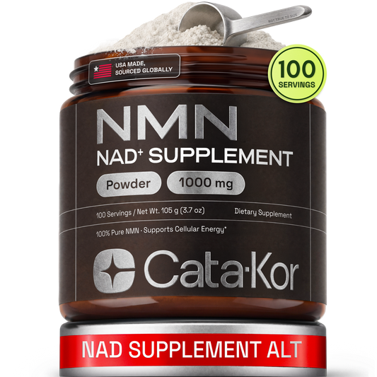 Cata-Kor NMN Supplement Powder 1000 mg - Pure NMN Powder 100 Servings